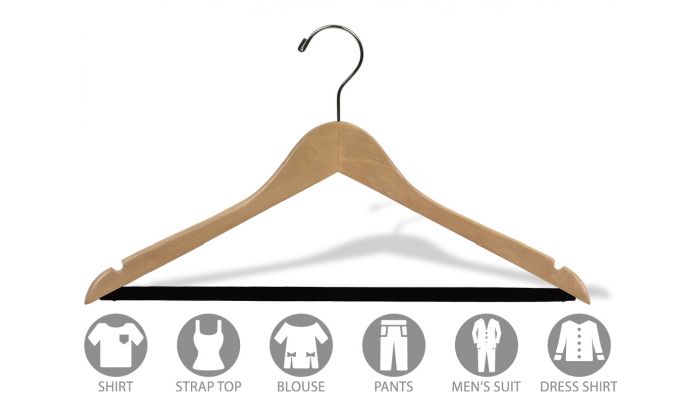 Space Saving Nonslip Suit Hangers