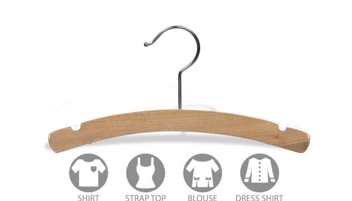 Wooden crescent 2025 hangers