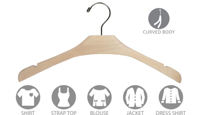 Extra Large Wooden Shirt Hangers