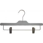 14" Clear Acrylic Bottom Hanger w/ Clips