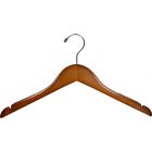 15.5" Walnut Alder Top Hanger W/ Notches & Rubber Strips