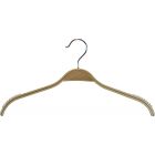 16" Natural Laminate Top Hanger W/ Rubber Strips