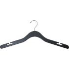 20" Black Wood Top Hanger W/ Countersunk Hook & Notches
