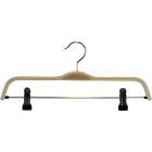 14" Natural Laminate Bottom Hanger W/ Deluxe Clips