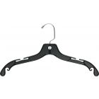 17" Black Plastic Top Hanger W/ Notches