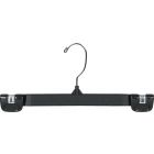 10" Black Plastic Bottom Hanger W/Clips