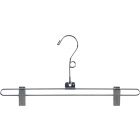 12" Chrome Metal Bottom Hanger W/Clips