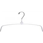 16" Rubber Coated White Metal Top Hanger