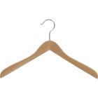 17" Natural Wood Top Hanger