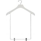 18" White Wood Display Hanger W/ 15" Clips