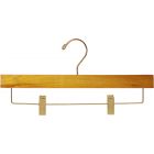 14" Honey Alder Bottom Hanger W/ Clips