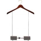 17" Walnut Wood Display Hanger W/ 99" Adjustable Waist