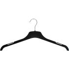17" Black Plastic Top Hanger W/ Notches