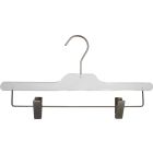 14" Clear Acrylic Bottom Hanger w/ Clips