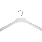 18" White Wood Top Hanger