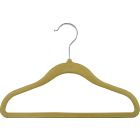 11 5/8" Kids Camel Velvet Suit Hanger