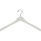 17" White Wood Top Hanger