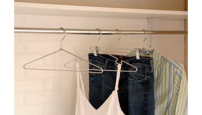 Chrome clothes hangers hotsell
