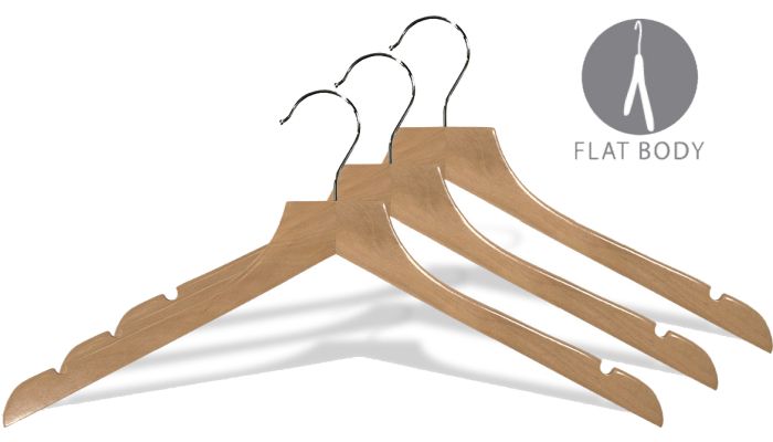 what we want WOODHANGER ウォルナット INTERNATIONAL HANGER Wavy Wood Top Hanger 100 Pack - Walmart.com