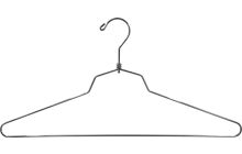 18" Chrome Metal Top Hanger