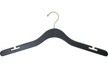 20" Black Wood Top Hanger W/ Notches