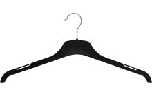 17" Black Plastic Top Hanger W/ Notches