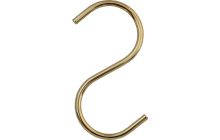 4" Brass S Hook