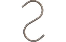 4" Matte Nickel S Hook