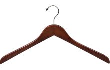 17" Walnut Wood Top Hanger