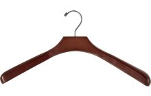 18" Walnut Wood Top Hanger