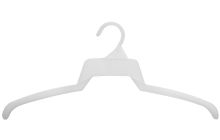17" White Plastic Top Hanger