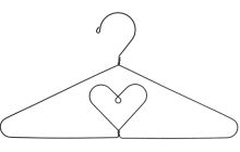 Assorted Metal Decorative Heart Hangers (Set of 3)