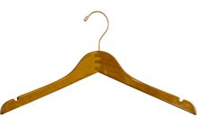 15.5" Honey Alder Top Hanger W/ Notches