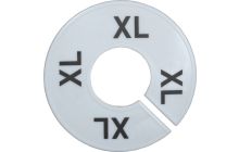 White Round Size Divider - XL