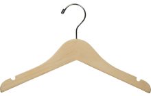 12" Unfinished Wood Top Hanger W/ Notches