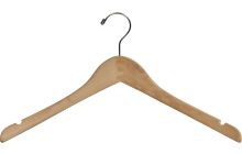 15.5" Tung Oil Wood Top Hanger W/ Notches