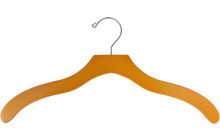 17" Light Oak Wood Top Hanger