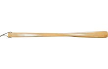 21" Natural Shoe Horn W/ Leather Strap