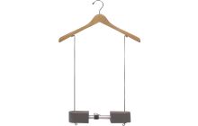 17" Natural Wood Display Hanger W/ 99" Adjustable Waist