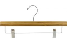 14" Natural Bamboo Bottom Hanger W/ Clips