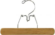 9" Natural Wood Clamp Bottom Hanger