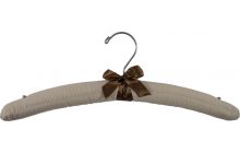 16" Khaki Padded Top Hanger