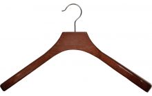 18" Walnut Wood Top Hanger