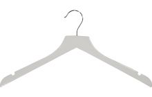 White Wood, Metal, & Plastic Hangers in Bulk & Wholesale Prices