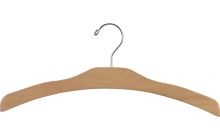 17" Natural Wood Top Hanger