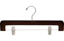 14" Cherry Wood Bottom Hanger W/ Clips