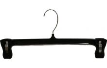 14" Black Plastic Bottom Hanger W/Clips