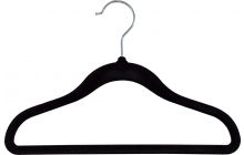 11 5/8" Kids Black Velvet Suit Hanger