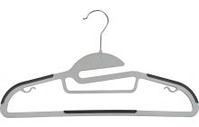 Lot of 100 16" White Plastic Clothes Hanger FLEXIBLE ABLE TO WHOLESALE TOO! Details about   NEW 