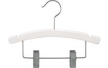 Kid's Wooden Hanger White Pkg/6, 12 x 1/2 x 7-3/4 H | The Container Store